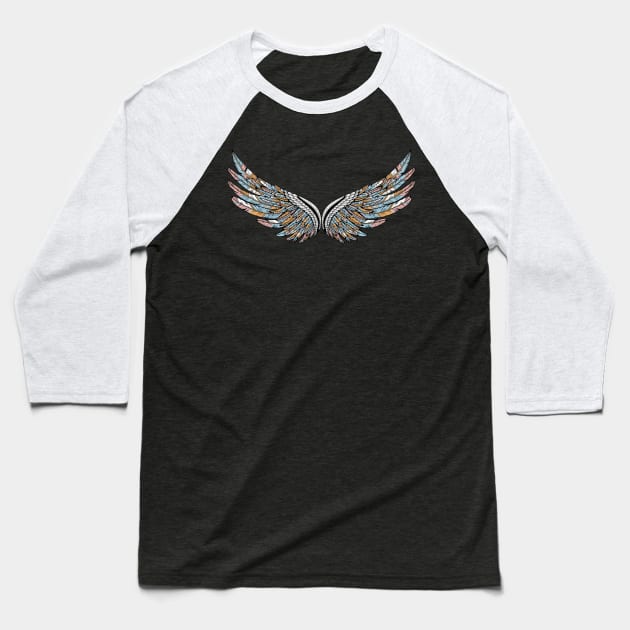 Wings of flight Baseball T-Shirt by IbrahemHassan